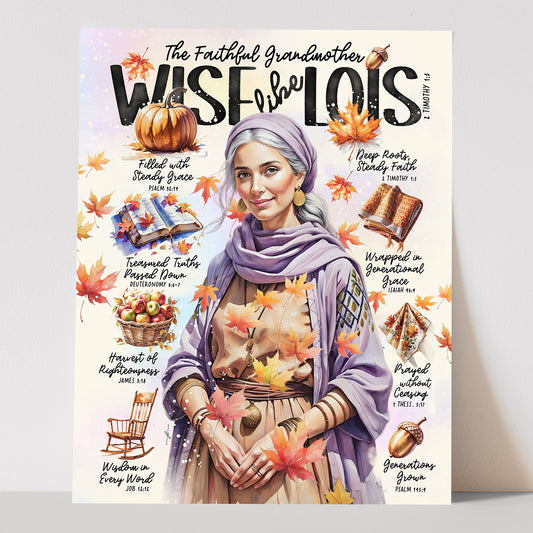 "Lois” Christian Art Print