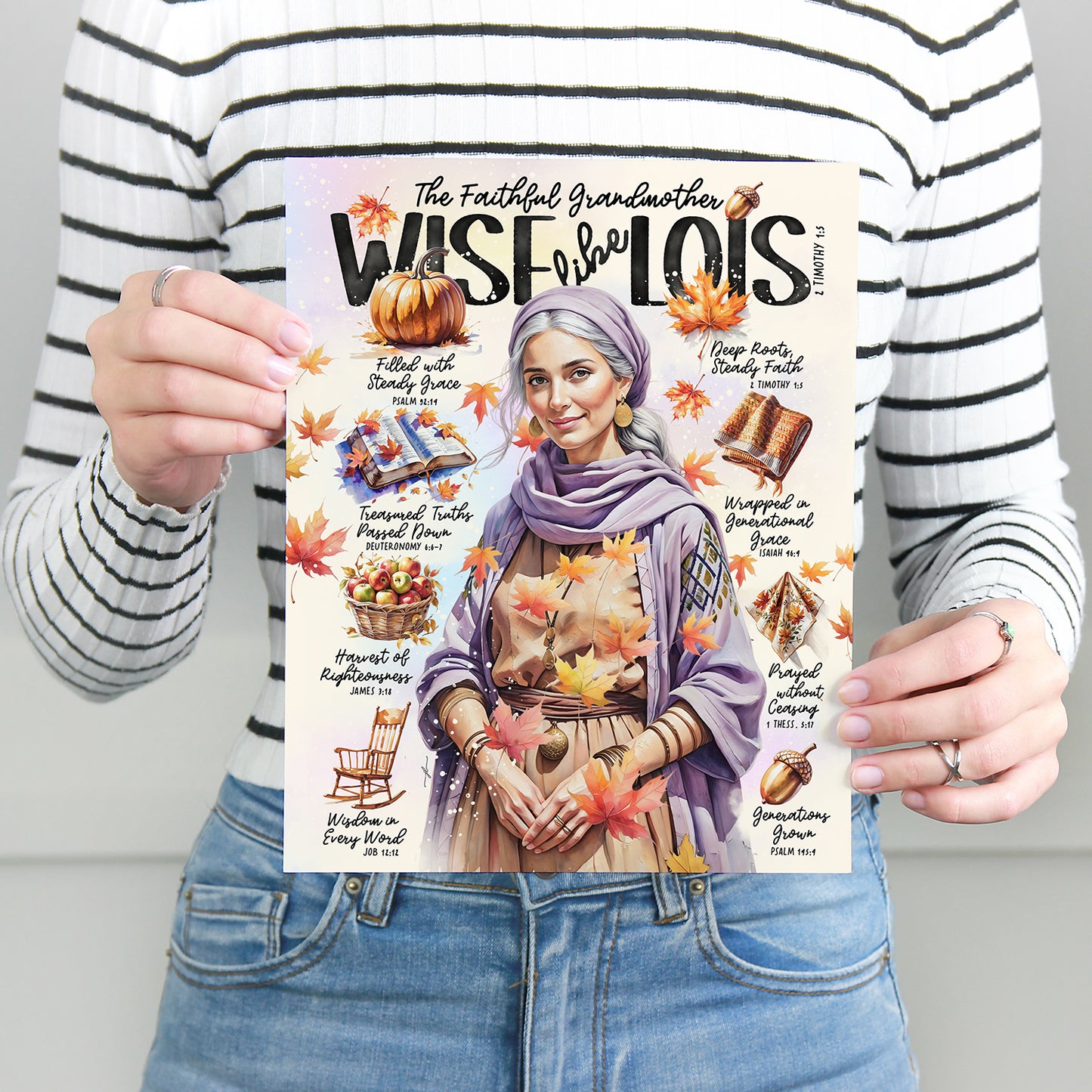 “Lois” Women Of The Bible Art Print