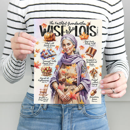 “Lois” Women Of The Bible Art Print