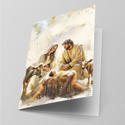 "Love Came Down" Christian Greeting Card