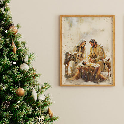 “Love Came Down” Christmas Art Print