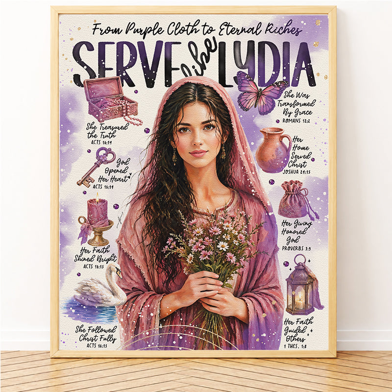Women of The Bible | Lydia | Scripture Prompt Art Print
