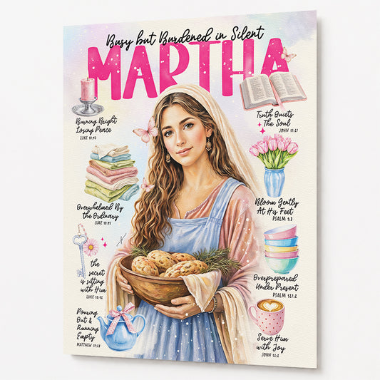 Women of The Bible | Martha | Christian Art Print