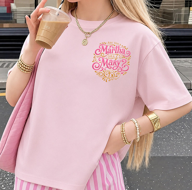 Martha or Mary | Crewneck T-shirt