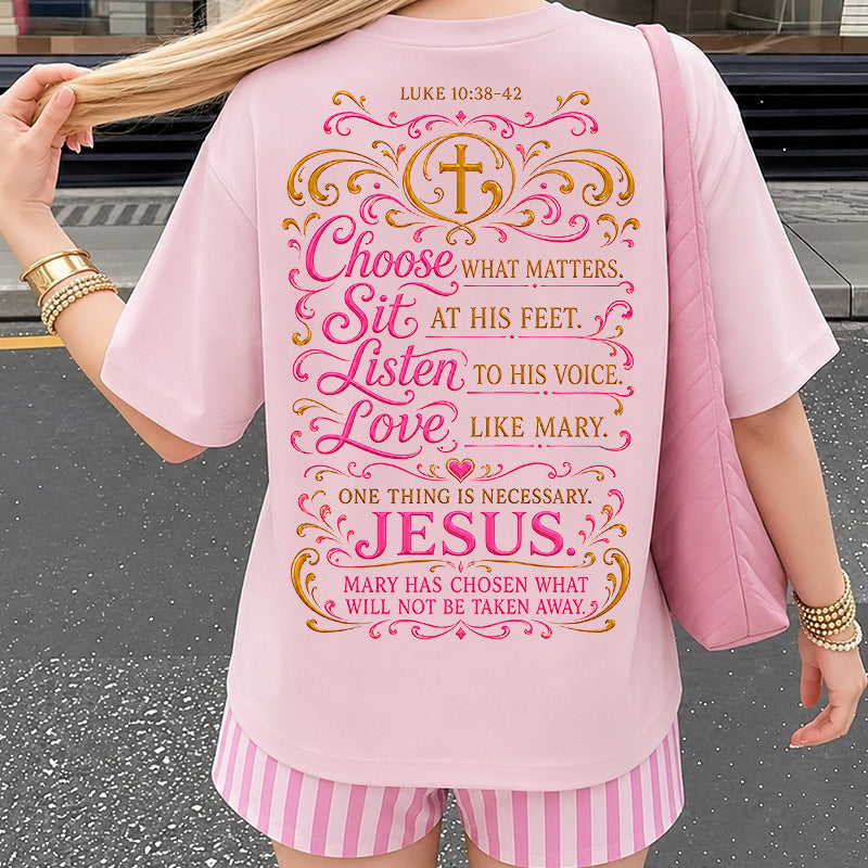 Martha or Mary | Crewneck T-shirt