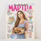 Martha • Women of The Bible • Scripture Prompt • Giclée Christian Art Print