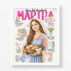 Martha • Women of The Bible • Scripture Prompt • Giclée Christian Art Print