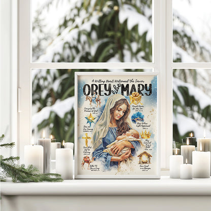 “Mary” Women Of The Bible Art Print