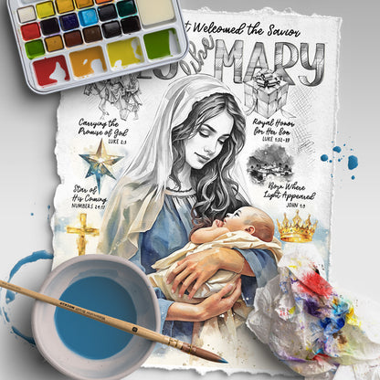 “Mary” Women of The Nativity Art Print
