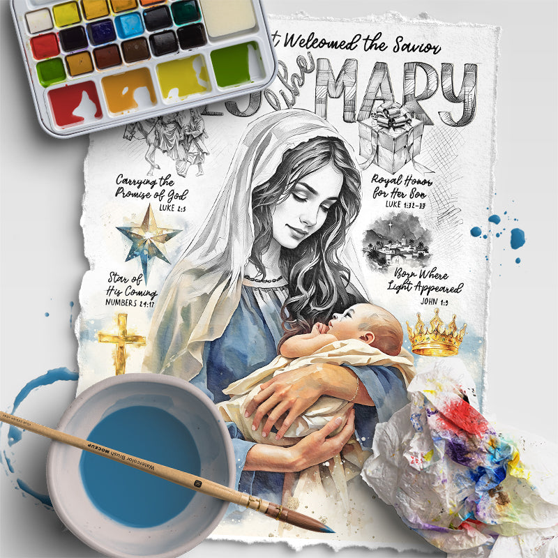 “Mary” Women Of The Bible Art Print