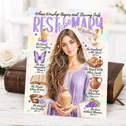 Women of The Bible | Mary of Bethany| Scripture Prompt Art Print