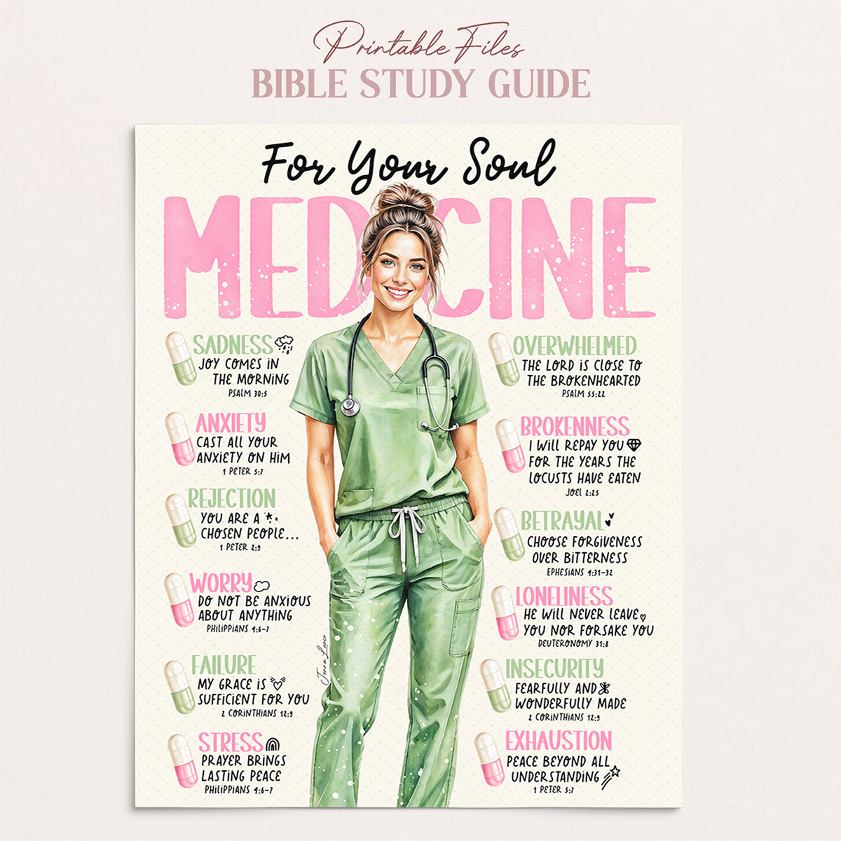 Medicine For The Soul • Christian Digital Bible Study Guide