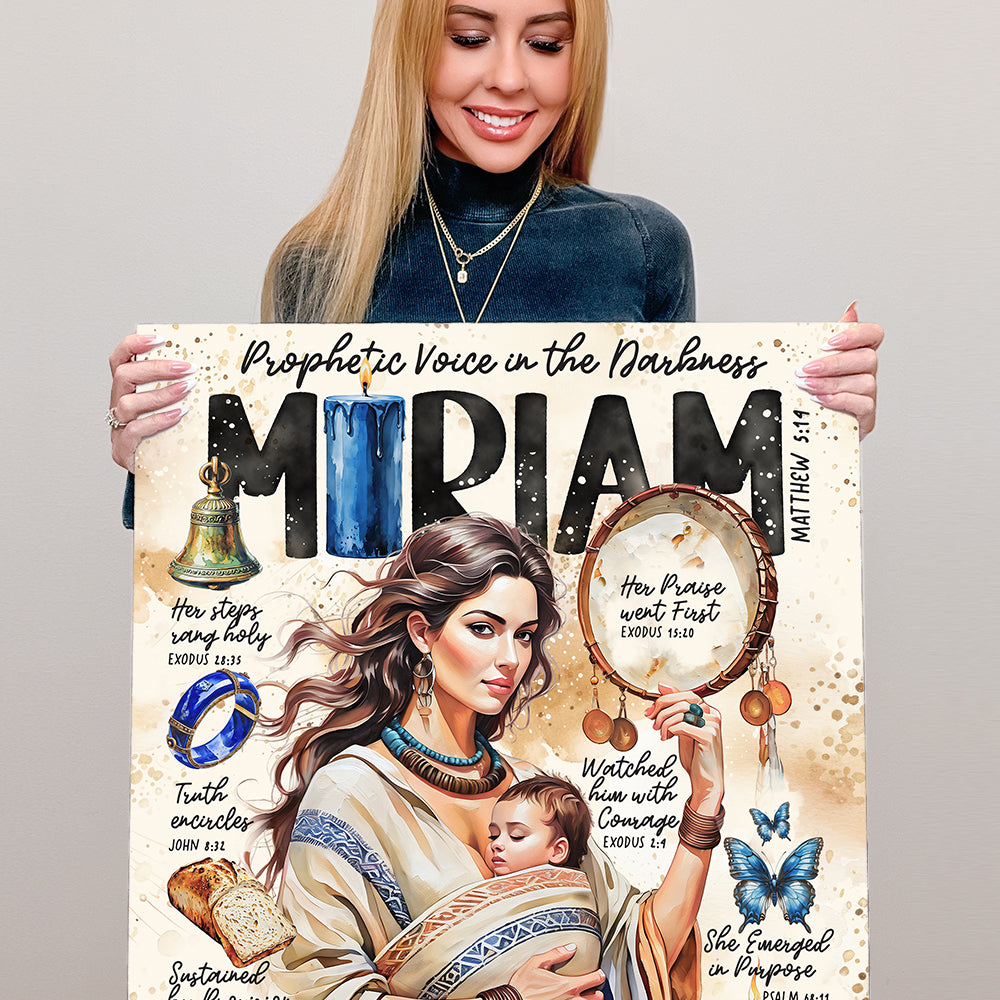 “Miriam” Women Of The Bible Art Print