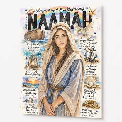 Women of The Bible | Naamah | Scripture Prompt Art Print