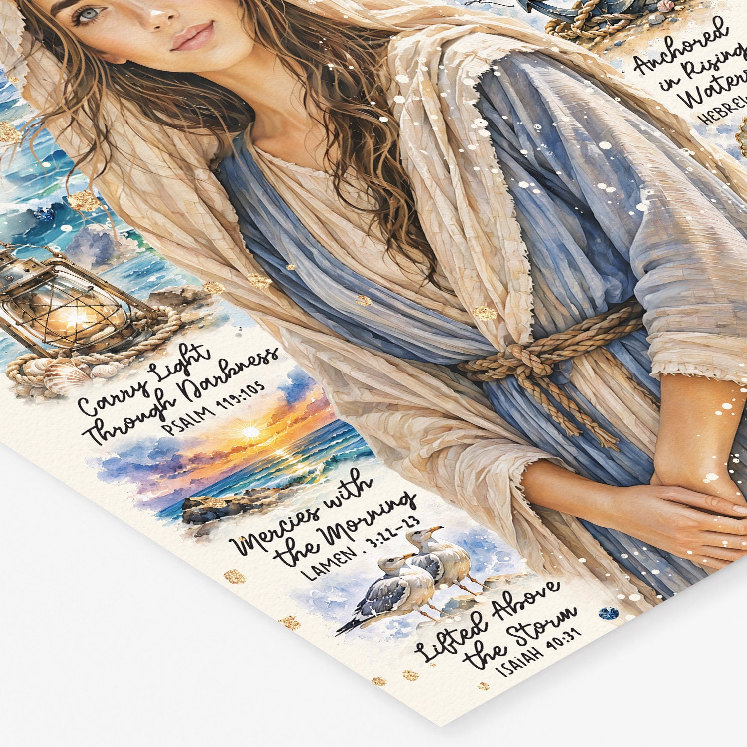Naamah • Women of The Bible • Scripture Prompt • Giclée Christian Art Print
