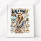 Naamah • Women of The Bible • Scripture Prompt • Giclée Christian Art Print