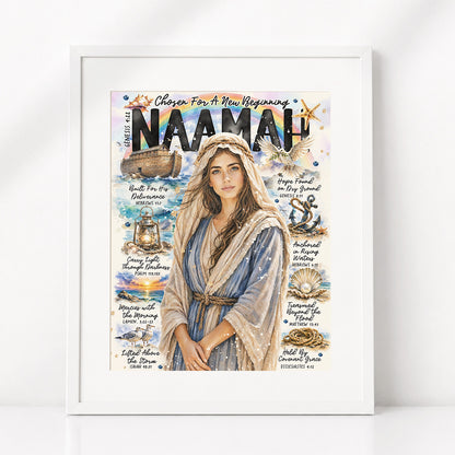 Women of The Bible | Naamah | Scripture Prompt Art Print