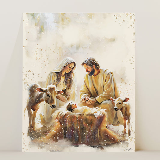 "Love Came" Down Christian Art Print