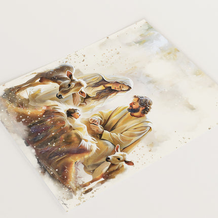 Love Came Down, Holiday Art, Christian, Christmas Nativity, Giclée Art Print