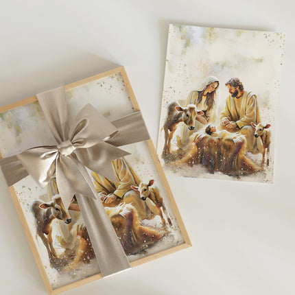 Love Came Down, Holiday Art, Christian, Christmas Nativity, Giclée Art Print