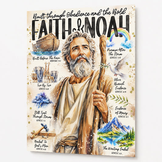Men of The Bible | Noah | Scripture Prompt Art Print