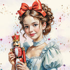 Nutcracker Fruit of the Spirit • Scripture Prompt • Giclée Christmas Art Print