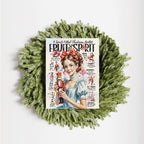 Nutcracker Fruit of the Spirit • Scripture Prompt • Giclée Christmas Art Print