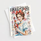Nutcracker Fruit of the Spirit • Scripture Prompt •  Fine Art Christmas Greeting Card