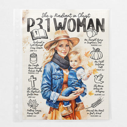 P31 • Fall • Scripture Prompt •  Giclée Christian Art Print