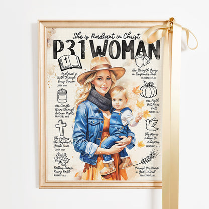 P31 • Fall • Scripture Prompt •  Giclée Christian Art Print