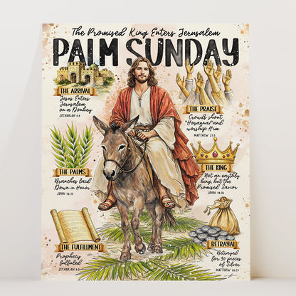 Palm Sunday | Easter | Christian Art Print