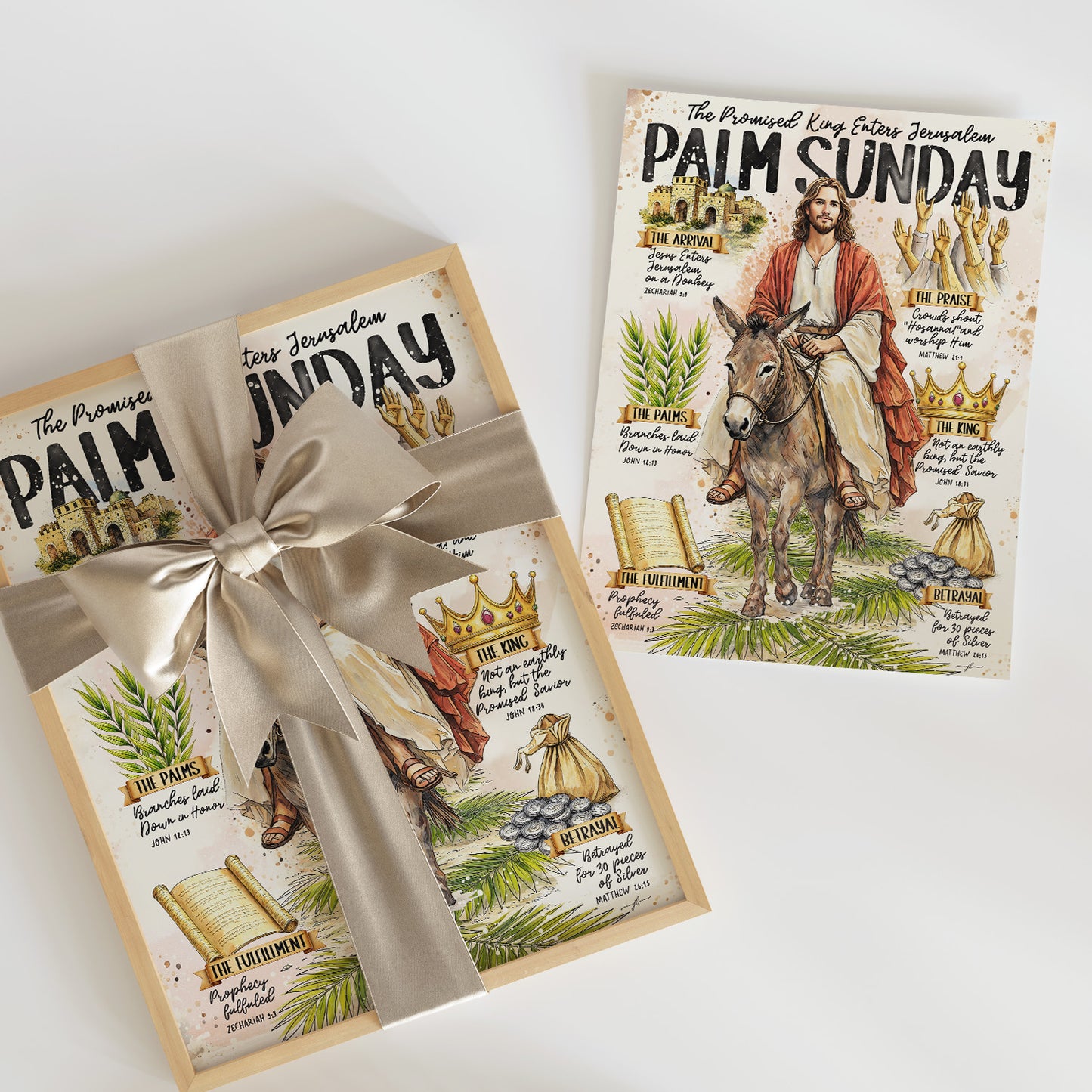 Palm Sunday | Easter | Christian Art Print