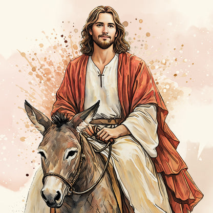 Palm Sunday | Easter | Christian Art Print