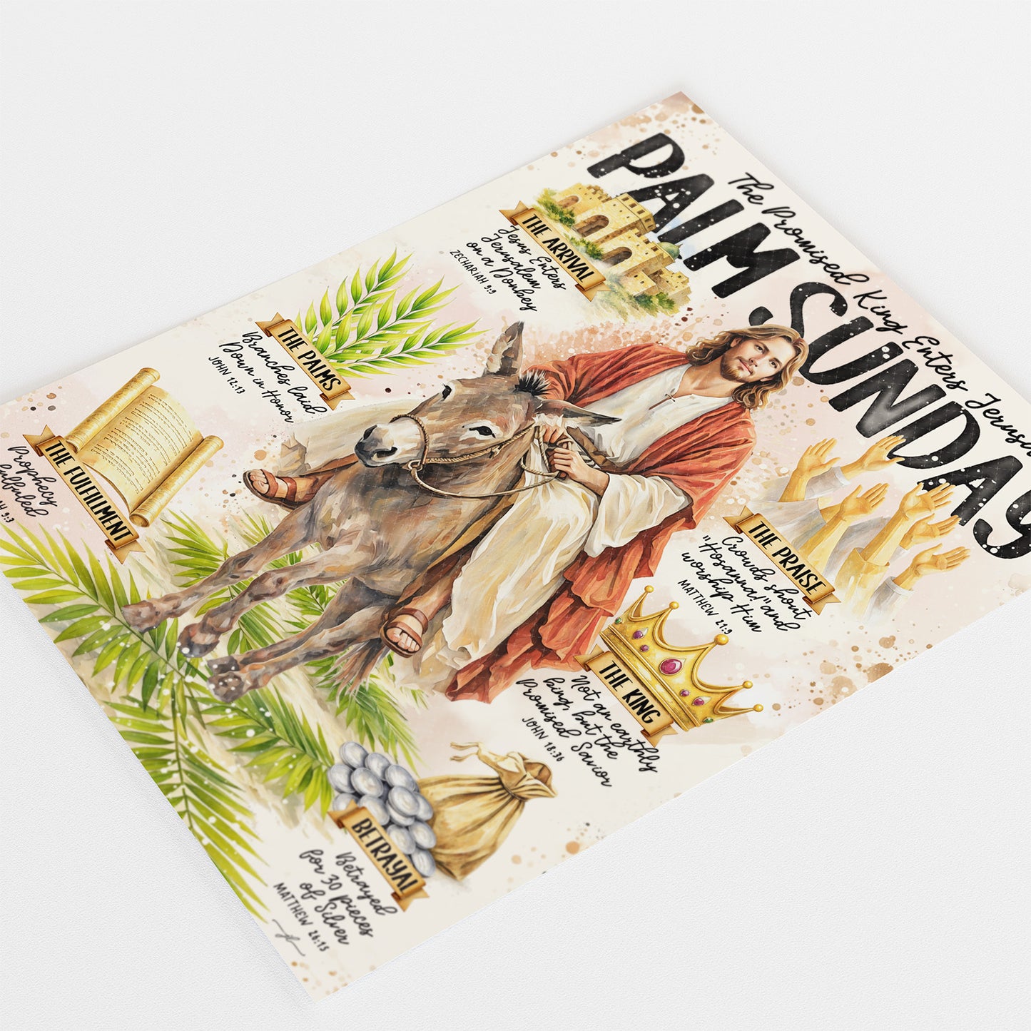 Easter | Palm Sunday | Scripture Prompt Art Print