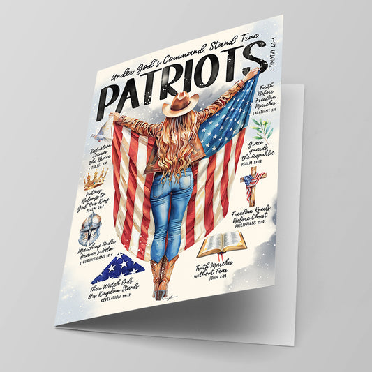 "True Patriots" Christian Fine Art Greeting Card
