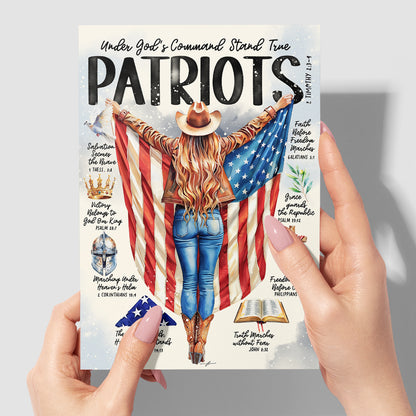 "True Patriots" Christian Fine Art Greeting Card