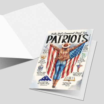 "True Patriots" Christian Fine Art Greeting Card