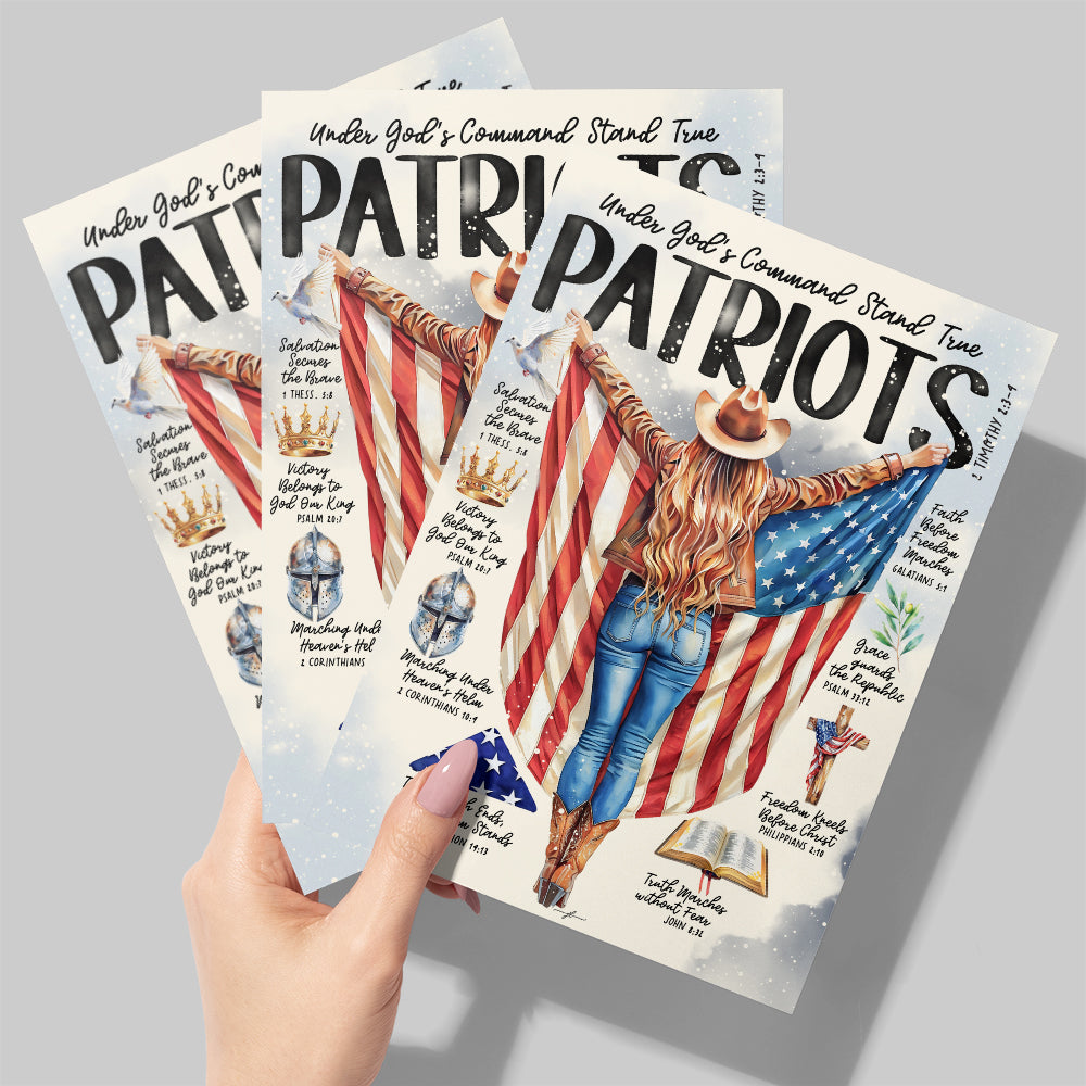 "True Patriots" Christian Fine Art Greeting Card