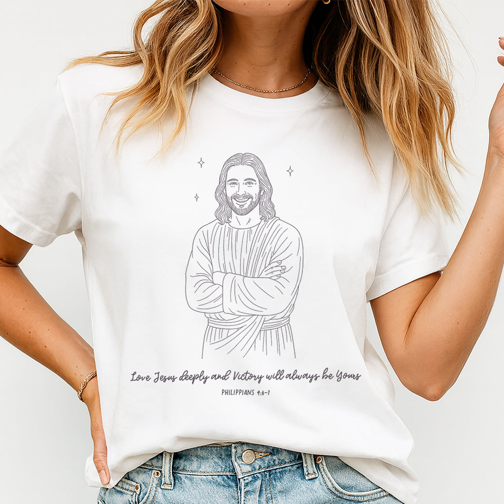 "Philippians 4:6–7" Christian T-shirt