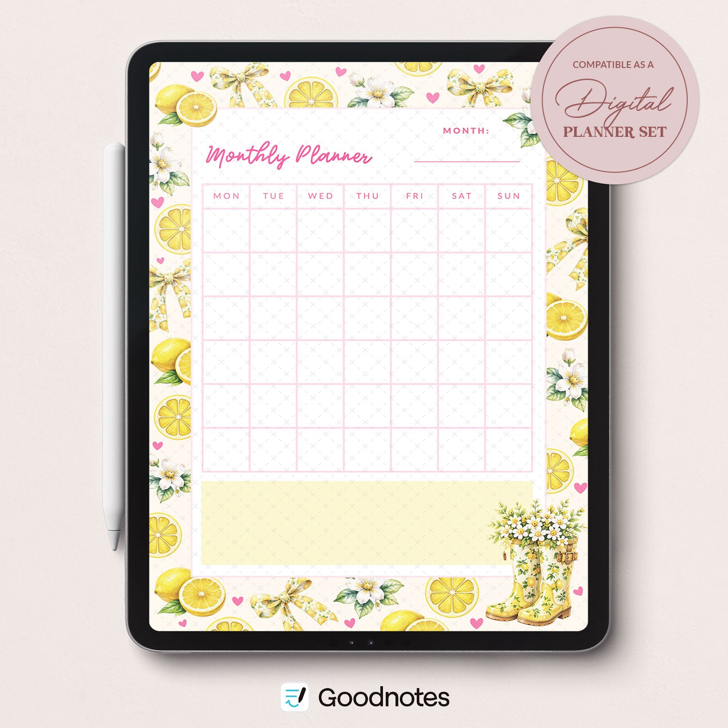 When Life Gives You Lemons | Undated Planner Set