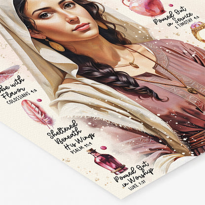 Women of The Bible | Priscilla | Scripture Prompt Art Print
