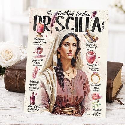 Women of The Bible | Priscilla | Scripture Prompt Art Print