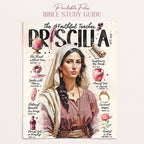 Priscilla • Women of the Bible • Christian Digital Art Print • Bible Study Guide