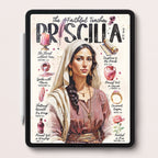 Priscilla • Women of the Bible • Christian Digital Art Print • Bible Study Guide