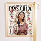 Priscilla • Women of the Bible • Christian Digital Art Print • Bible Study Guide