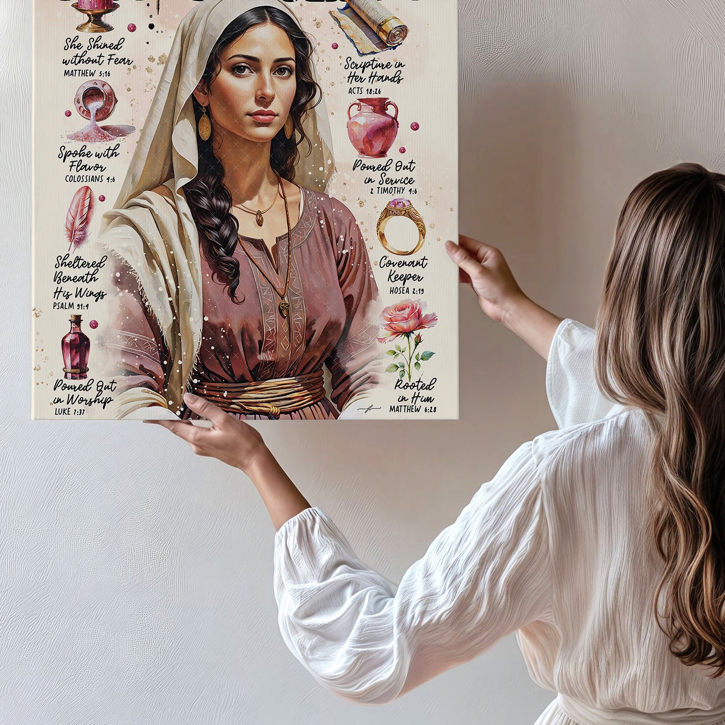 “Priscilla” Christian Canvas