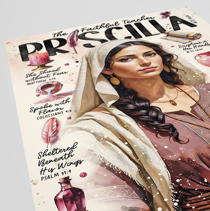 "Priscilla" Christian Fine Art Greeting Card