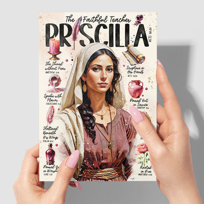 “Priscilla” Christian Greeting Card