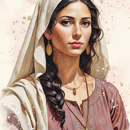 “Priscilla” Women Of The Bible Art Print