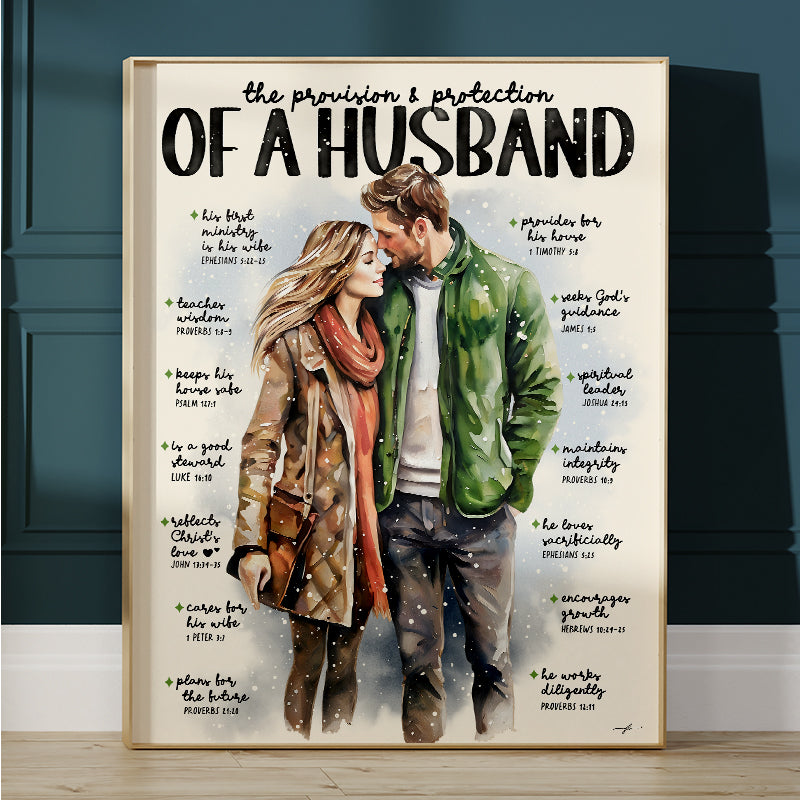 Provision of a Husband • Scripture Prompt • Giclée Christian Art Print